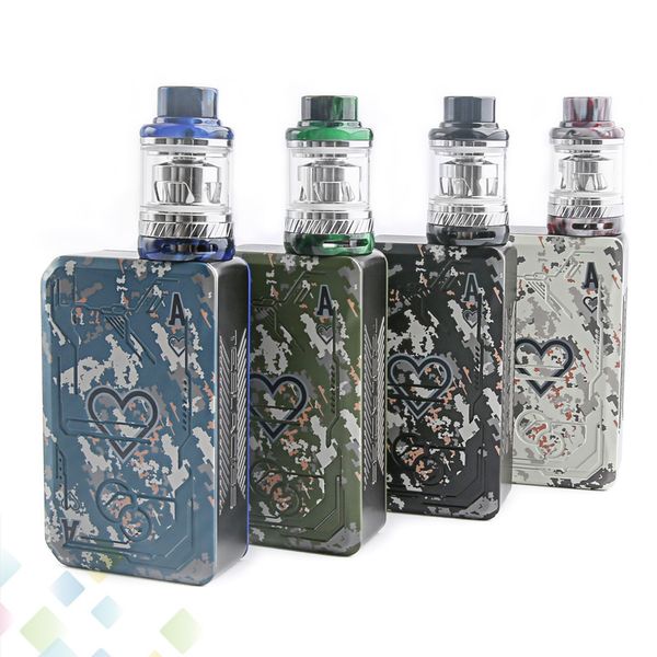 

Authentic Teslacigs Poker 218W TC Kit with Tesla Poker 218 Mod and Resin Tank Waterproof dustproof shockproof E Cigarette DHL Free