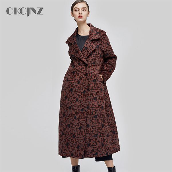 

2019 spring new suit collar loose female trench coat literary wild camouflage women windbreaker straight thick trench yy272, Tan;black