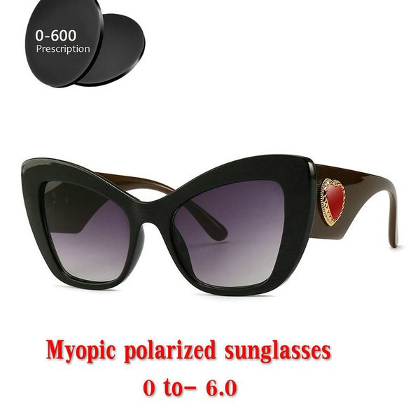 

brand design myopia polarized sunglasses women driver shades male vintage sun glasses for men butterfly mirror 2019 summer uv nx, White;black