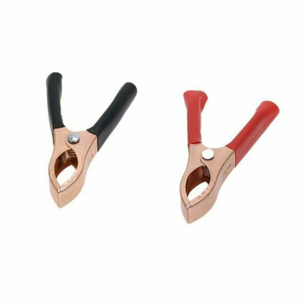 

10 x 30a car alligator clips battery clamps crocodile clip aligator clips 70 mm