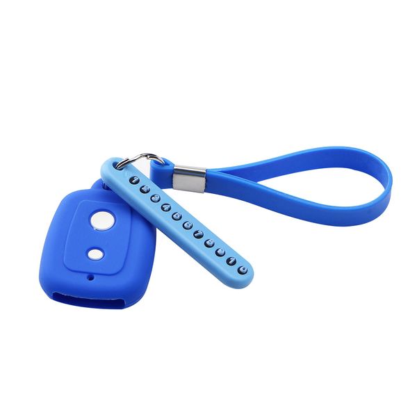 

2 button car key silicone cover protector holder with phone number card fit for perodua myvi viva alza remote key accessories