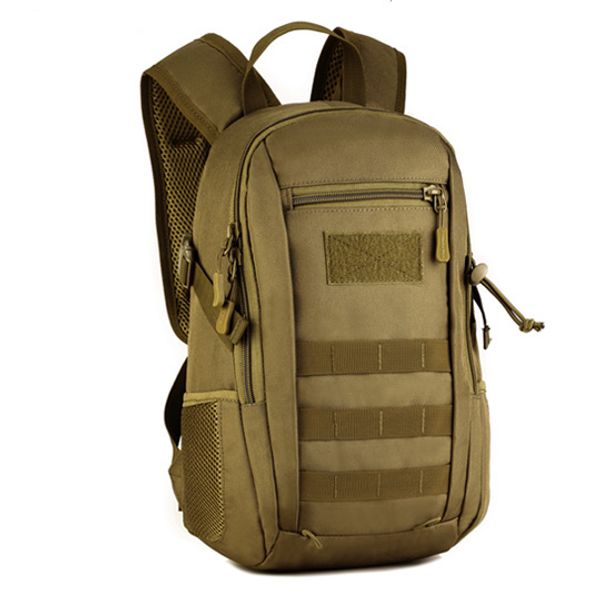 

norbinus 12l mini daypack molle backpack rucksack gear tactical assault student school bag for hunting camping trekking