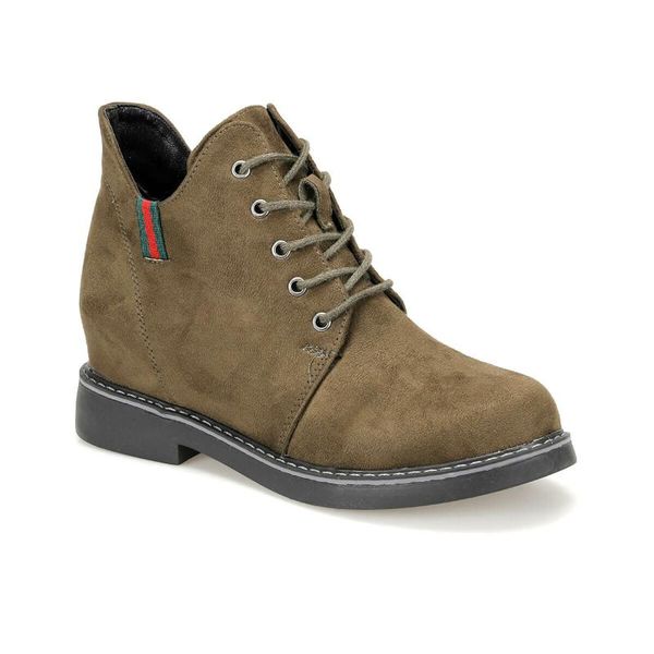 

flo basay56z suede khaki women 's boots butigo, Black