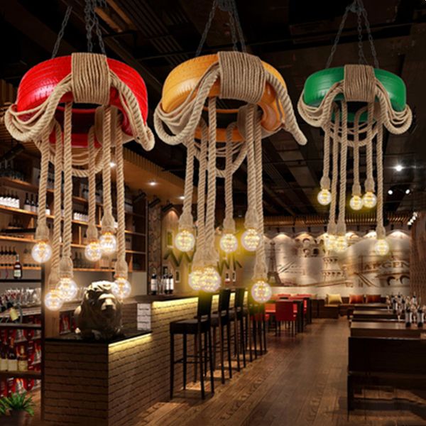 

кафе ресторана железной цепь промышленных марочный декор 6 люстра освещения