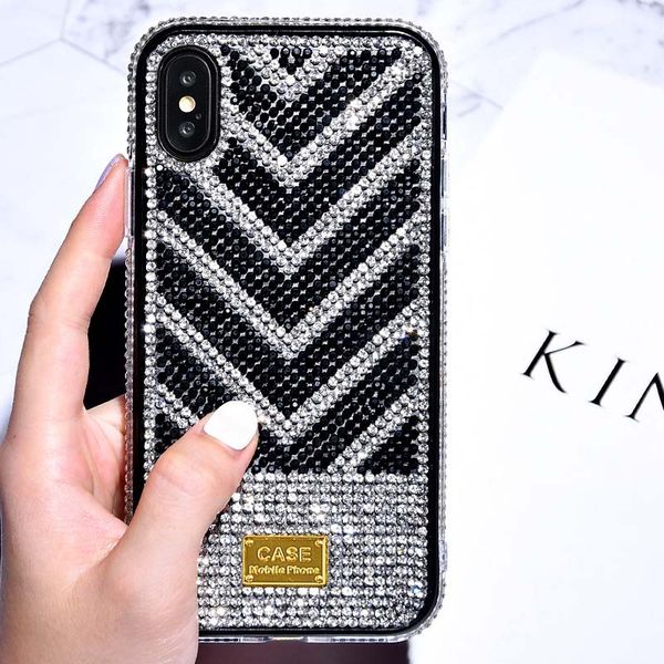 

Luxury Phone Case for Iphone 11/11pro/11 Pro Max XR X/XS XSMAX 7P/8P 7/8 6P/6SP 6/6S Fashion TPU rear Cover with Rhinestone Wholesale