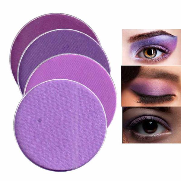 

color salon ins popular purple eye shadow powder make up matte glitter shimmer pigment crystal makeup cosmetics