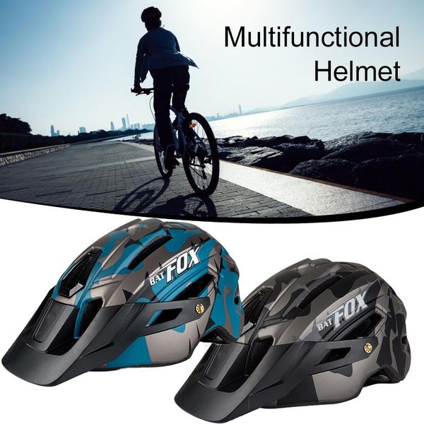 

bike helmet all-in-one safety helmet cycling head protective with warning light for men women child /ffy