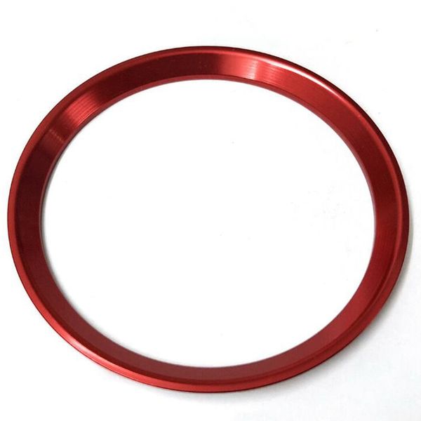 

1x red steering wheel center decoration cover ring trim for c e cla glc gle class 2020