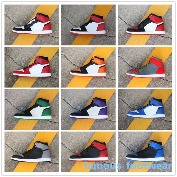 

Горячие Продажи J1 Баскетбольная Обувь Игра Royal Banned Men 1s ТОП 3 Теневые Кроссовки кро