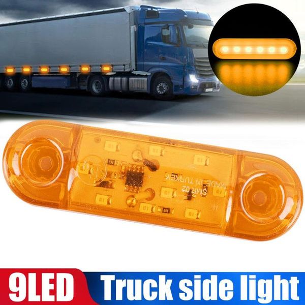 

vehemo amber lamp strobe light side light truck guide rv semaphore new car