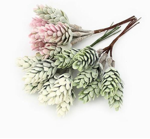 Mini Yapay Bitki Yapay Çiçekler Ananas Çim El Yapımı DIY Scrapbook Çelenk Sahte Bitkiler Dekorasyon GB739