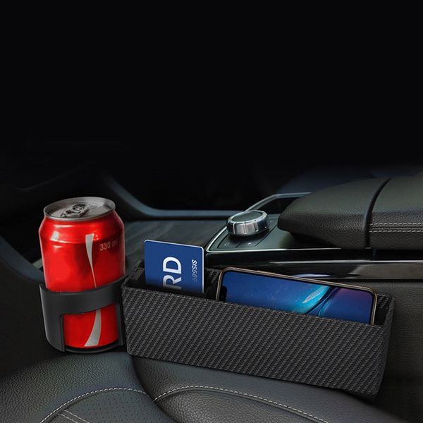 

car seat gap slit pocket catcher organizer storage box phone bottle cups holder