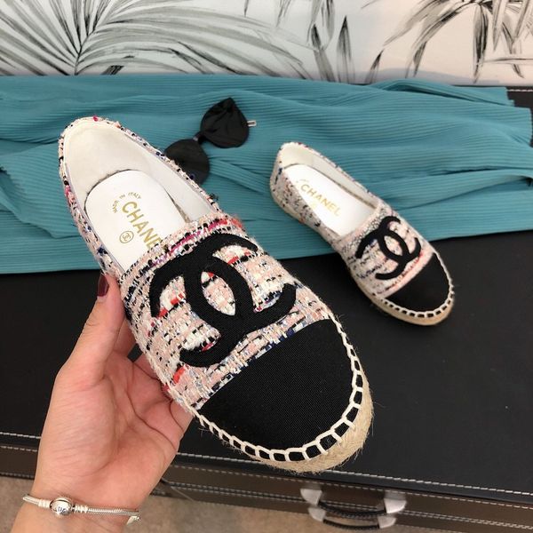 

women casual rhinestone fashion shoes slip on flats fisherman glitter loafers espadrilles woman shoes size 35-41, Black