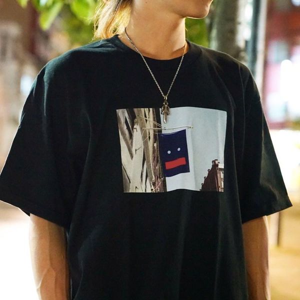 

19fw hip hop usa summer box logo banner tee skateboard mens designer t shirt women street luxury casual tshirt, White;black