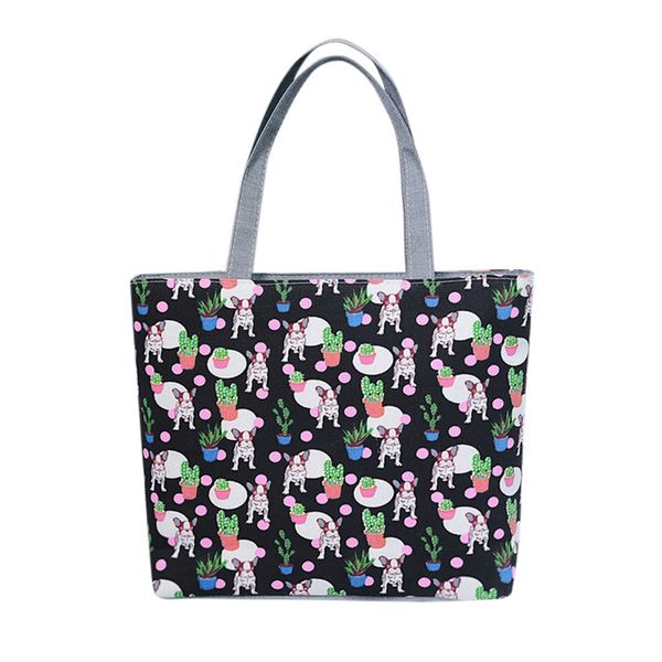 

women shoulder bag ladies canvas stripe printing shopping bag eco fashion leisure handbag bags shoulder a40