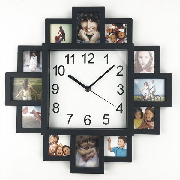 

diy modern design wall clocks p frame clock plastic art pictures home decor gift ideas cartoon clocks secret stash clock
