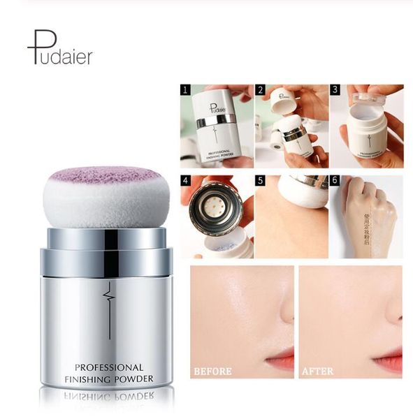 Pudaier Marke Loose Powder Mushroom Gesichtskontur Ölkontrolle Finishing Powder Setting Makeup Foundation Setting Powder