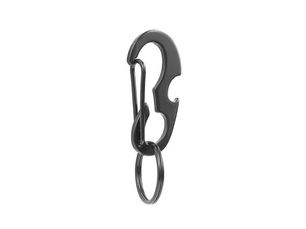 

оптовая edc многофункциональный восхождение карабин металл quickdraw застежка открывалка для бутылок карманный пружинный крюк с брелок