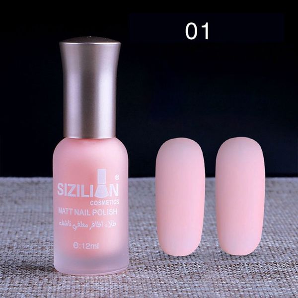 

new matte matte scrub nail polish nail art retro velvet lasting unpeelable waterproof nude color bean paste