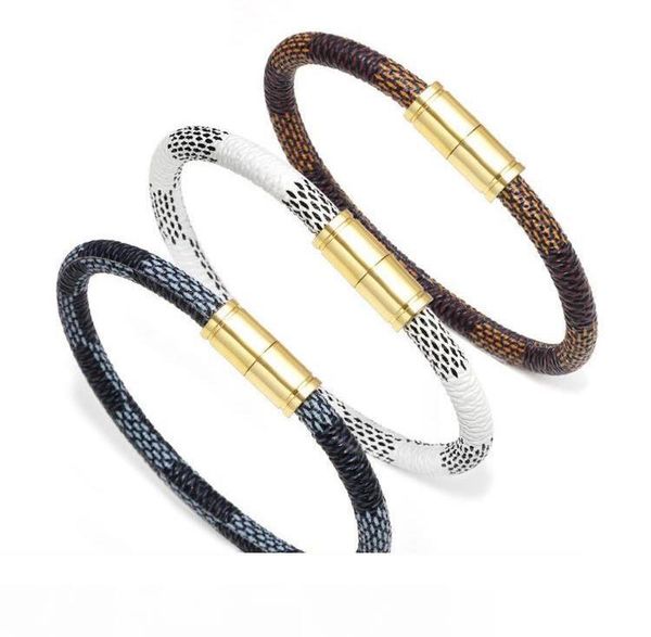 

модный бренд кожа с логотипом дизайнерские браслеты браслеты для женщин мужская вечеринка свадьба роскошные ювелирные изделия для влюбленных, Silver