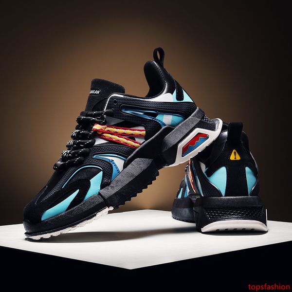 

new fashion mens designer shoes black white multi-colors women mens leather casual shoes sports platform sneakers made in china size 39-44