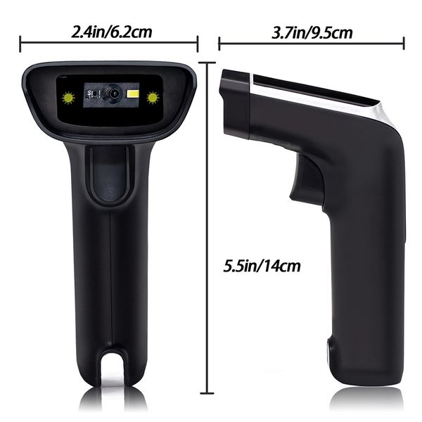 

в 2d беспроводной штрих-кода scannersymcode 1д/2д 2.4 ггц usb беспроводная сканер штрих-кодов со 100 метров(330 футов) беспроводной расстоян