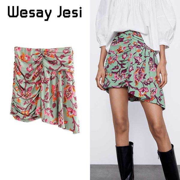 

women skirt england office lady elegant floral print mini skirt women faldas mujer moda 2020 skirts womens plus size, Black