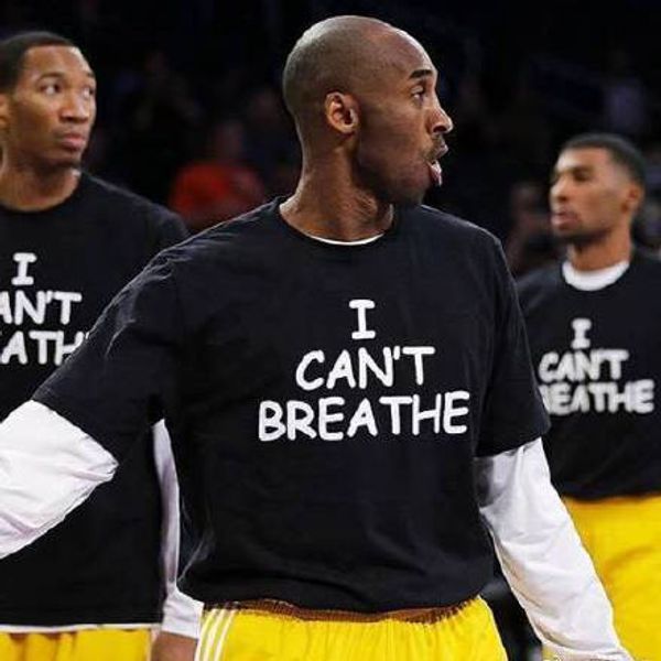 

breathable t-shirt with i can't breathe print summer tee fight for om fight for human rights men's t-shirts asian size s-5xl, White;black