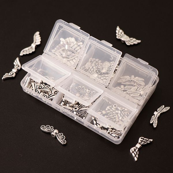 

60pcs charm angel wing spacer bead diy jewelry making fit bracelet necklace, Golden