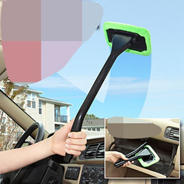 

multipurpose long handle windshield cleaner wipe auto car brush car cleaning house window glass wiper cleaner tools