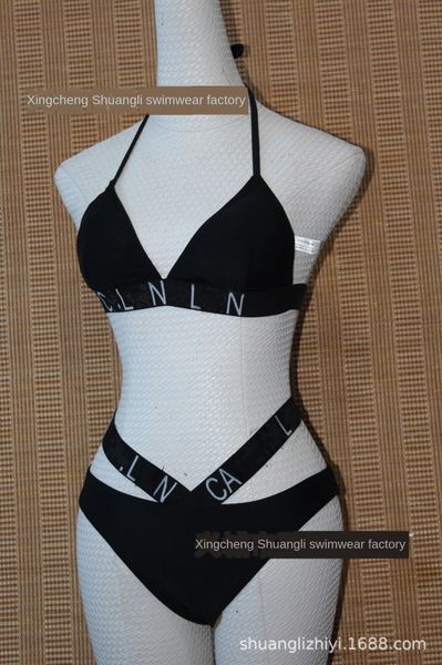 

letter bandage xingcheng bikini letter bikini swimsuit bandage swimsuit xingcheng, White;black