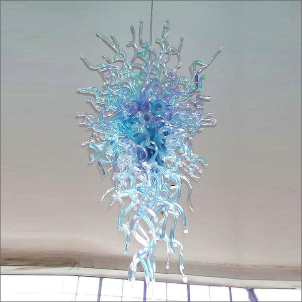 

special colorful flush blown glass chandelier lightings ceiling decorative blown glass chain pendant lamps for kitchen lobby living room