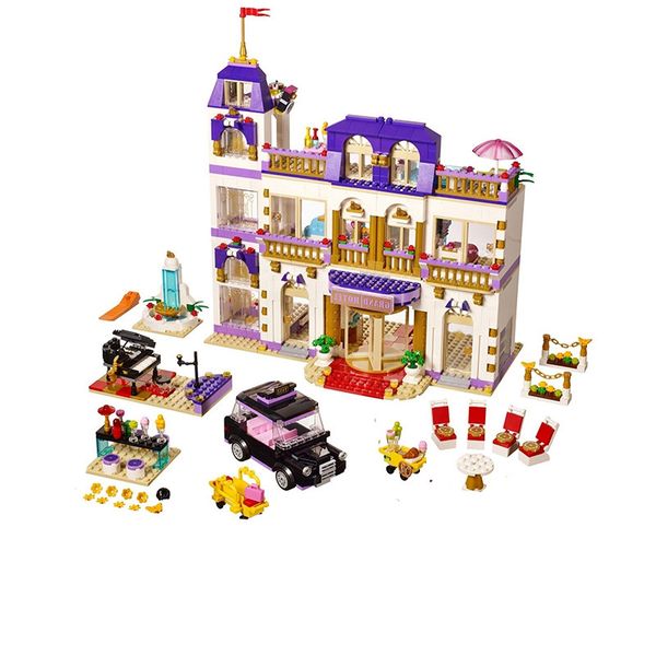 

1676pcs heartlake grand l friends building blocks bricks compatible legoinglys girls kid diy birthday gift toys for children t200327