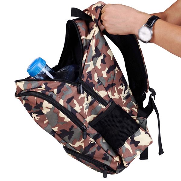 

boys girls waterproof children kindergarten school bag nylon outdoor camouflage print casual travel primary students backpack