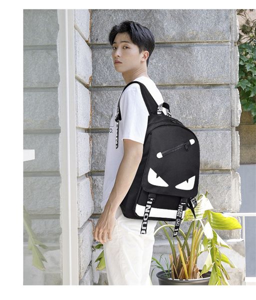 

new fashion wild backpack outdoor traveling letter printed school bags for men women students backpacks double shoulder bag