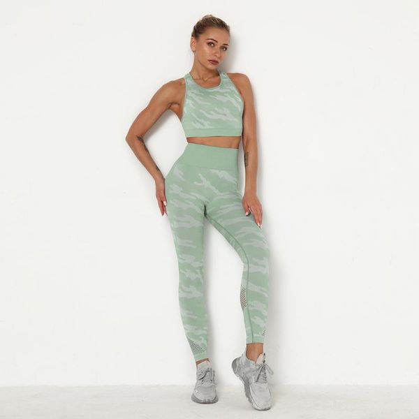 

gym clothing svokor camouflage seamless fitness sports bra bralette for women push up female runnings, White;black