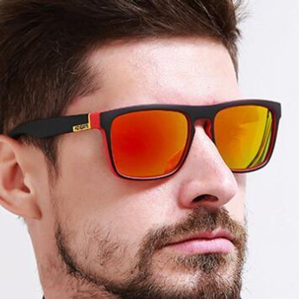 

new fashion europe and the united states tide polarized sunglasses square sports casual sunglasses outdoor sunglasses, White;black