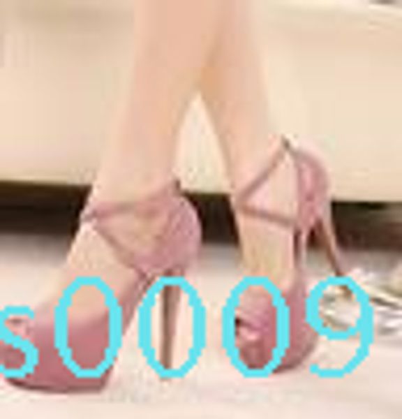 

wholesale-2015 new spring high-heeled shoes wedding shoes platform fashion women shoes pumps red bottom high heels c09, Black