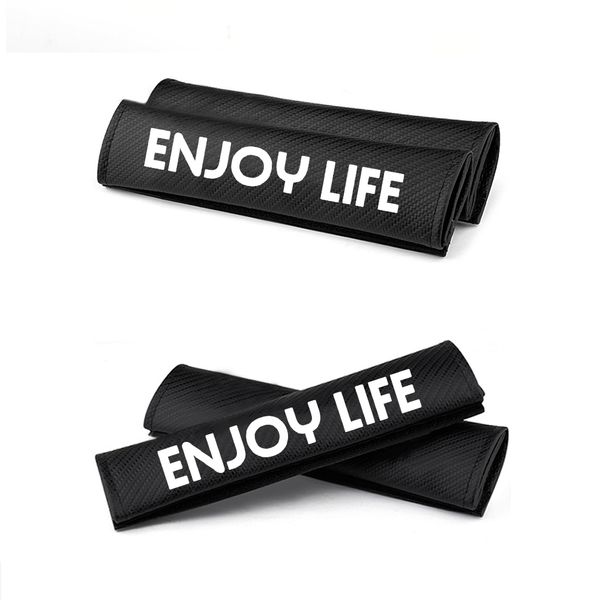 

car seat belt cover for safety belt reflective safety seatbelt shoulder pad enjoy life seat plug for car accessories 2pcs