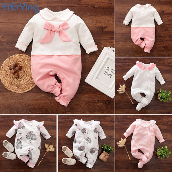 

new girl baby pajamas foot-wrapped baby jumpsuit girl baby romper spring and autumn clothing factory wholesale, Blue