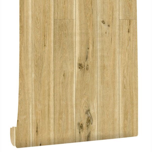 

2 self-adhesive 45 x 600cm wood grain adhesive wallpaper removable decorative wall film waterproof stickers