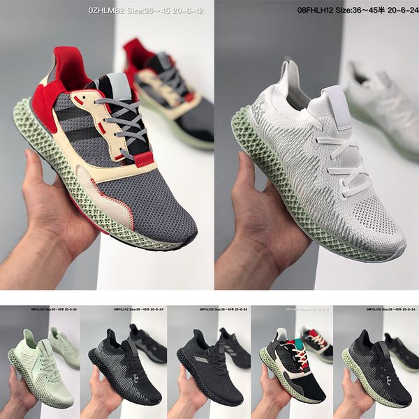 

hender scheme x zx 4000 4d running shoes black white futurecrafted printed sole sneakers con sortium boys mens girls youth trainers