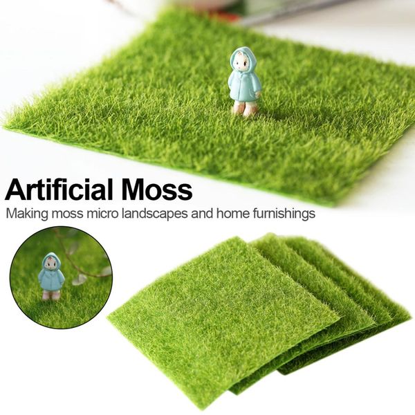 

поддельный lawn моделирование lawn мосс трава бытовая gardenning украшения мосс миниатюрный craft горшок fairy dollhouse home decor