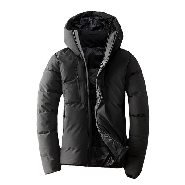 

men down coat ma-1 jacket urban function series padding grey duck down winter outwear brand jacket short, Black