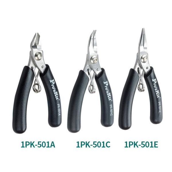 

pro'skit 1pk-501a c e precision портативный щипцы из нержавеющей стали плоскогубцы инструменты мини длинный нос плоскогубцы практическая ост