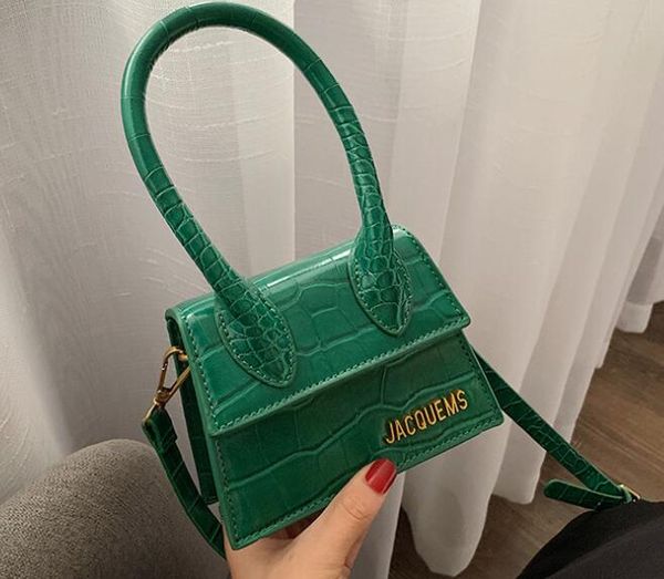 

ins чистые красного 2019 горячих дизайнер европа и большая карта подиум шаблон крокодила соединенных штатов дикого небольшой мешка плеча пер