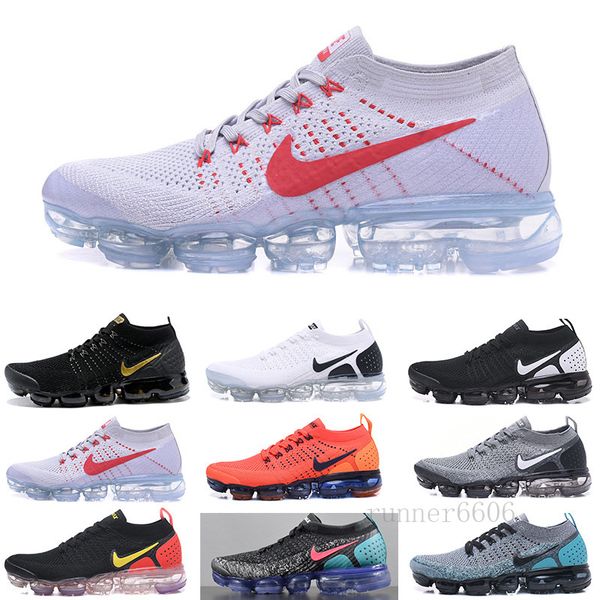 

2019 knit 2.0 fly 1.0 running shoes men women bhm red orbit metallic gold triple black designers shoes sneakers trainers 36-45 f41ec