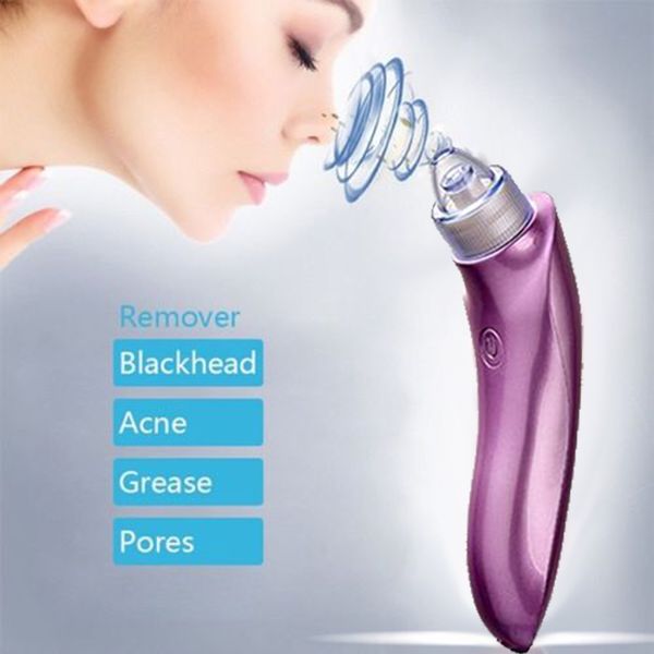 

electronic vacuum blackhead remover tool facial spot cleaner acne removal instrument utilizes pore vacuum carnation extractor