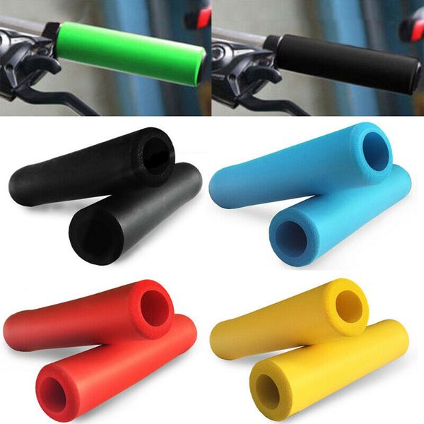 

1pair soft foam sponge bike cycle bicycle handle handlebar bar grips universal accessories parts new protectors