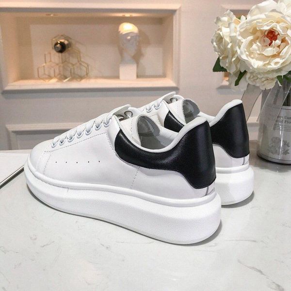 

new mens fashion luxury platform shoes flat casual man walking casual sneakers luminous fluorescent white shoes size 38-45  colors t1, Black